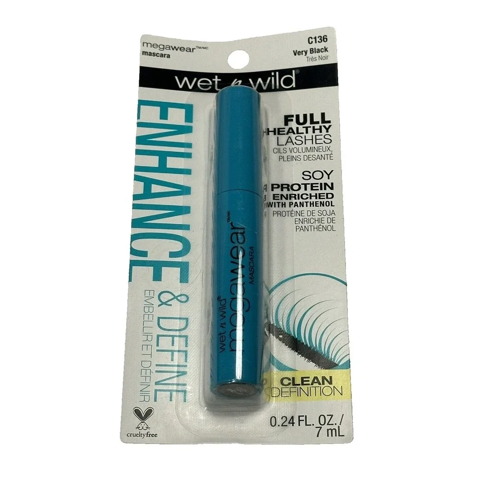 wet‎ & wild mega wear mascara C136 VERY BLACK
